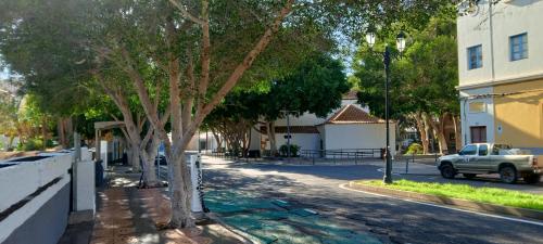 a street with trees on the side of a road at Villa Mirador de la Loma in Pájara