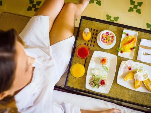 Comida en el resort o alrededores