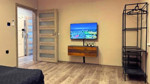 MorzePort Władysławowoにあるテレビまたはエンターテインメントセンター