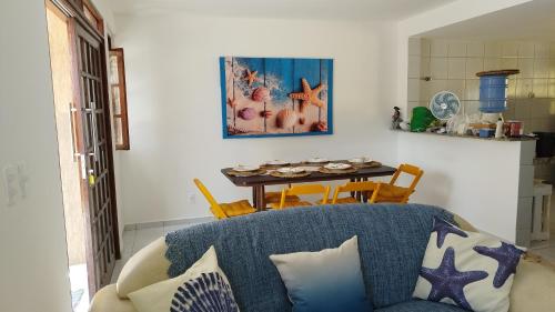 Kuchyň nebo kuchyňský kout v ubytování Duplex com piscina e churrasqueira