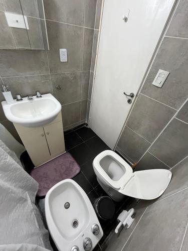 Koupelna v ubytování 9 de Julio Tempo