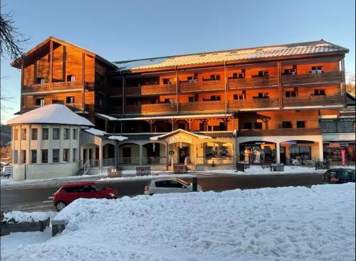 Το Cozy 1B apartment at the foot of the slopes τον χειμώνα