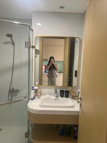 Koupelna v ubytování Góc Nắng HomeStay and Apartment