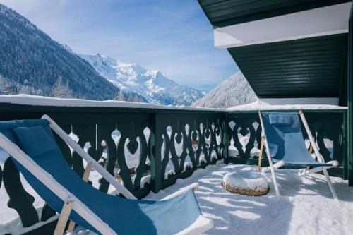 Beautiful apartment with superb view of Mont Blanc