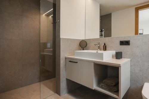 Kuchyň nebo kuchyňský kout v ubytování milu Apartments - Fiss