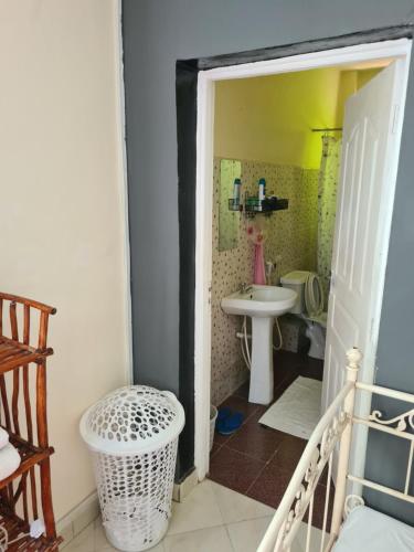 Koupelna v ubytování Dee Apartment