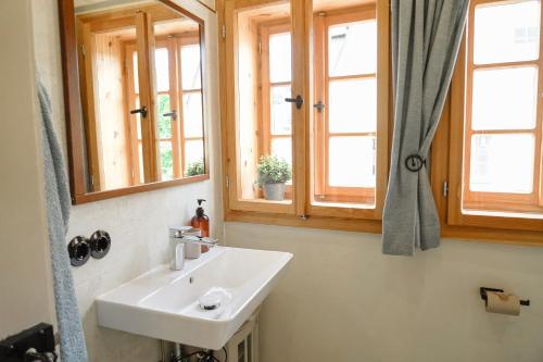 Vannituba majutusasutuses Urlaubsfreude Biedermann Haus Blumenglück - Vergissmeinnicht