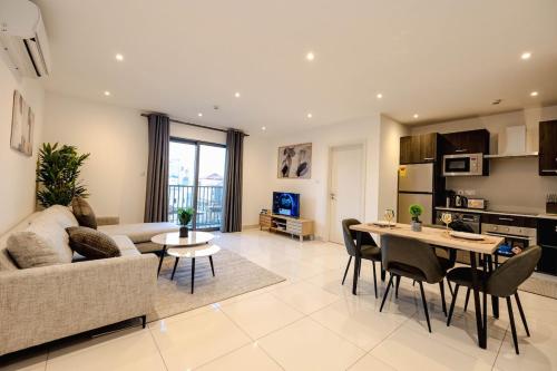 Köök või kööginurk majutusasutuses The Haven-Loxwood Luxury 2-Bed with Rooftop Pool