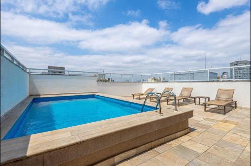 Πισίνα στο ή κοντά στο Studio próximo ao teatro Renault e hospitais