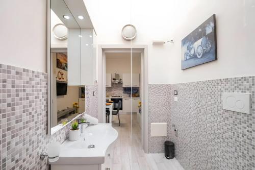 Koupelna v ubytování Mareluna Apartment