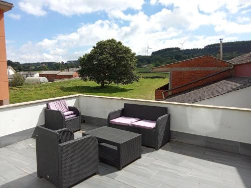 Nespecifikovaný výhled na hory nebo výhled na hory při pohledu z hostelu