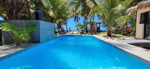 Propriété entière face au lagon, piscine, cuisine & wifi rien que pour vous Le Boraha Beach Lodge 90 m2