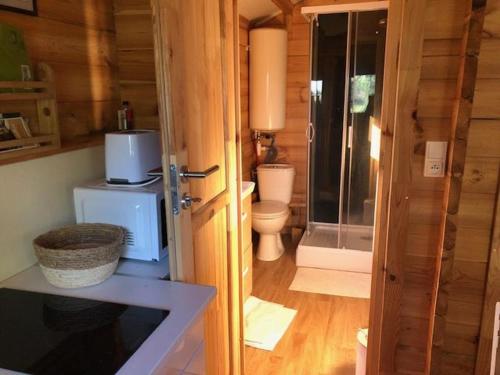 Ένα μπάνιο στο le domaine des cigales