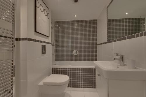 Koupelna v ubytování Pobbles Place