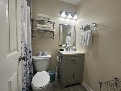 Koupelna v ubytování Yellow Sunshine