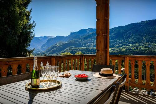 Γενική θέα στο βουνό ή θέα στο βουνό από  αυτό το σαλέ