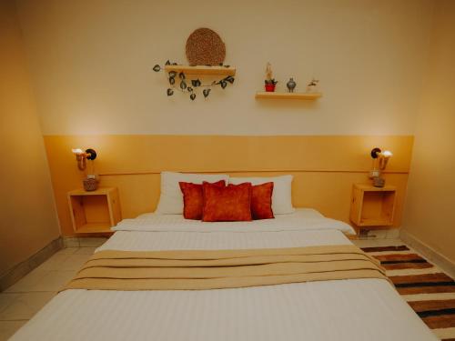 Giường trong phòng chung tại Pajama Hostel Nile View