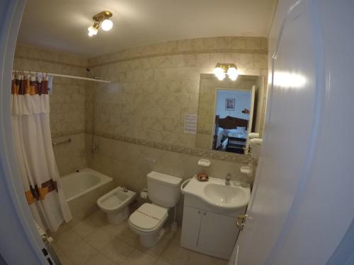 Ένα μπάνιο στο Hotel Las Piedras de Patagonia