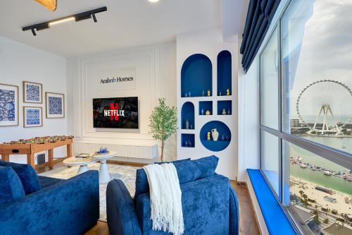 Full Ocean & Palm Views Apartments in JBR Beachfront with Dubai Eye Views