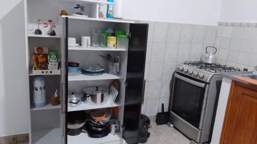 Kuchyň nebo kuchyňský kout v ubytování Un lugar de luz