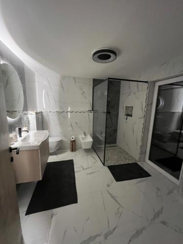 Koupelna v ubytování Prista Ranch Cirkulane