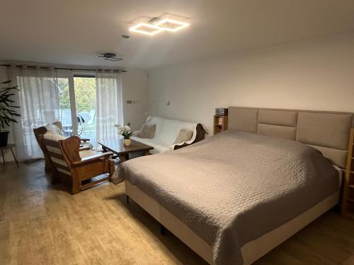 Postel nebo postele na pokoji v ubytování Prista Ranch Cirkulane