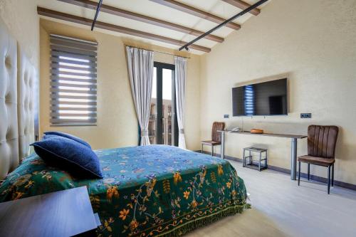 Ένα ή περισσότερα κρεβάτια σε δωμάτιο στο SJ7 Aparthotel