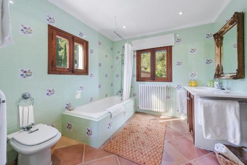 Koupelna v ubytování Can Punxa Dalt