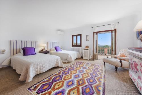 Postel nebo postele na pokoji v ubytování Can Punxa Dalt