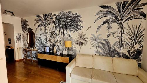 Posezení v ubytování Serenity Home Fonte Laurentina