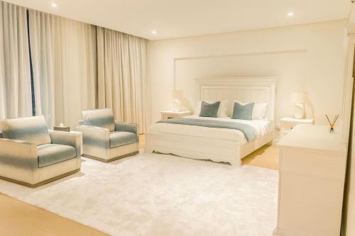 Posezení v ubytování 3 BR Soul Beach Mamsha Sadiyaat