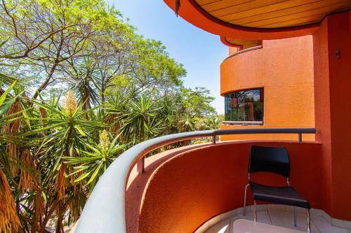 Μπαλκόνι ή βεράντα στο Hotel em Brasilia 215 Bloco B Asa Norte 64308