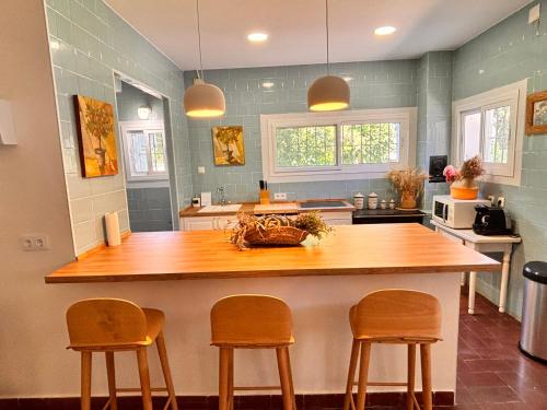 Η κουζίνα ή μικρή κουζίνα στο Casa rural Cortijo el Chamorro