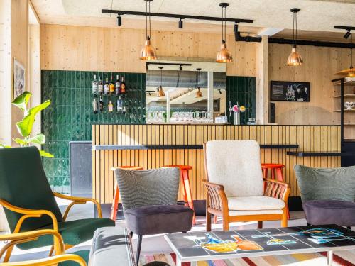 Posezení v ubytování greet Brussels Airport Zaventem