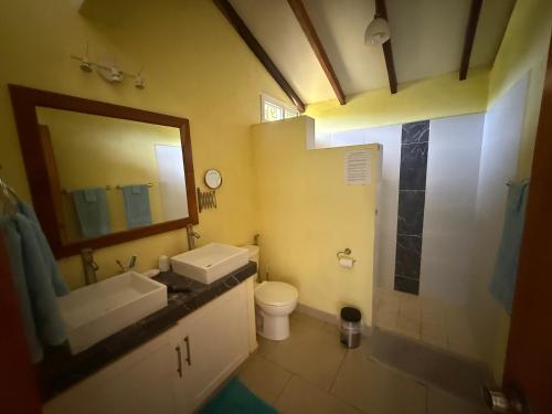 Koupelna v ubytování Casa Amarilla