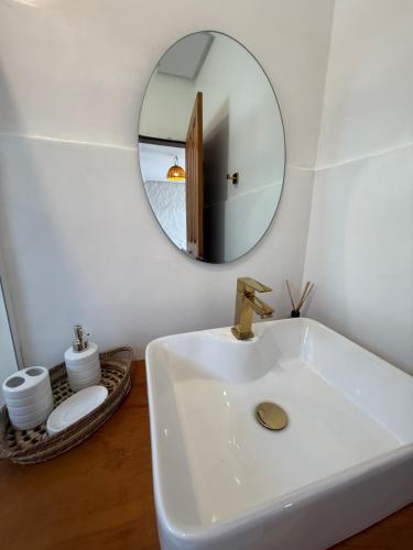 Koupelna v ubytování Eco Pousada Paraíso Casamar