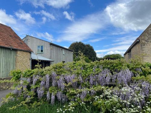 Zahrada ubytování Blueberry Barn, light and airy barn conversion near Bruton