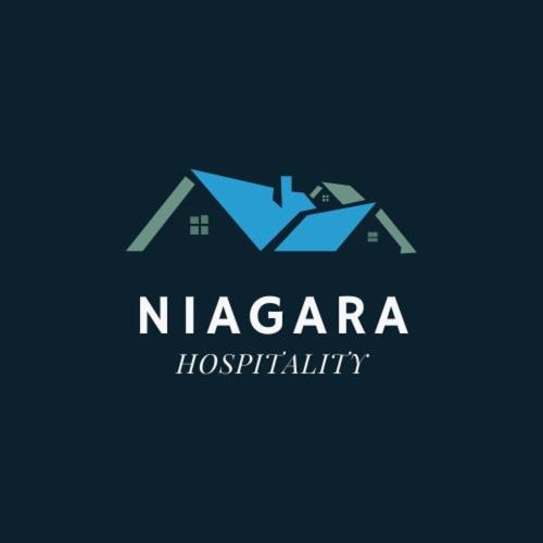 a logo for a house with a bird flying at 5BR Niagara Getaway Prime Location-Sleeps 10 in Niagara Falls