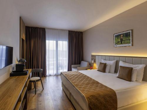 TV a/nebo společenská místnost v ubytování Movenpick Resort and Spa Fruske Terme