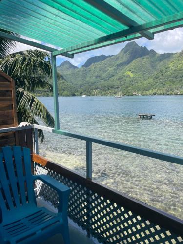 Landskap semula jadi dekat dengan chalet