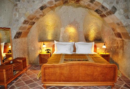 Katil atau katil-katil dalam bilik di Dere Suites Cappadocia