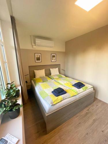 Postel nebo postele na pokoji v ubytování Moderní apartmán Vila Domus