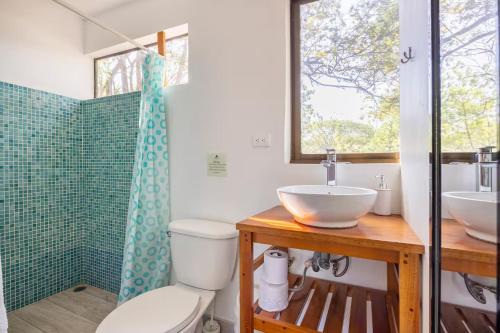 Et badeværelse på La Buena vida Cabina 2