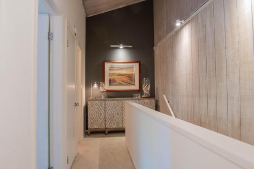 a bathroom with a large white tub in a room at Villager Condo 1240 in Sun Valley