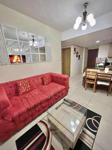 Posezení v ubytování Staycation Near Mall of Asia