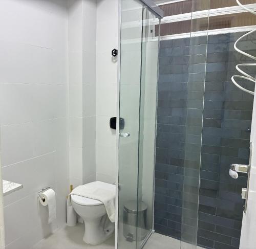 Koupelna v ubytování Aptos completos com localização privilegiada no coração de Floripa – CSNs