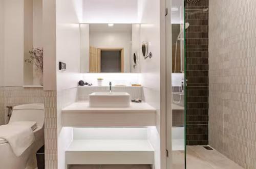 Koupelna v ubytování BubbleHumbleBangkok