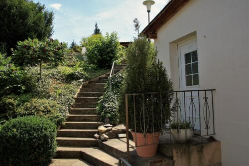 Κήπος έξω από το Moselurlaub im Ferienweinhaus Koch