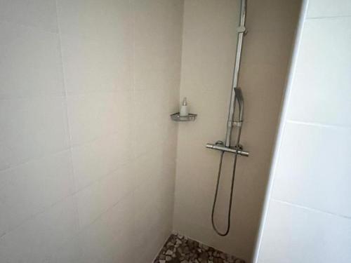 bagno con doccia e soffione di Gîte au calme à Montbeugny, 4 pers, animaux admis - FR-1-489-597 a La Faye