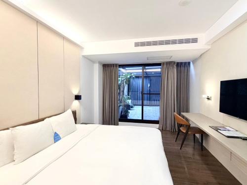 TV a/nebo společenská místnost v ubytování Innk